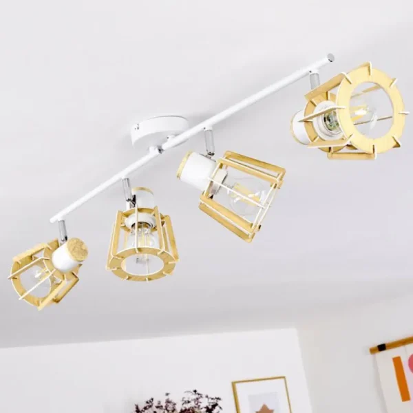 hofstein Plafonnier Rieti Blanc, 4 lumières* Lampes Modernes