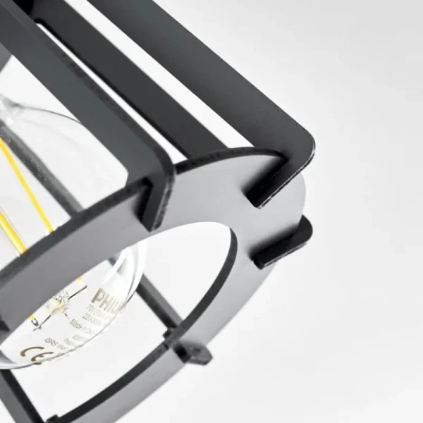 hofstein Plafonnier Rieti Noir, 2 lumières* Lampes Modernes