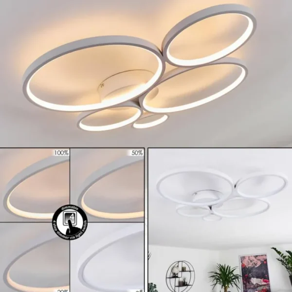 hofstein Plafonnier Rodekro Blanc, 1 lumière* Lampes Modernes