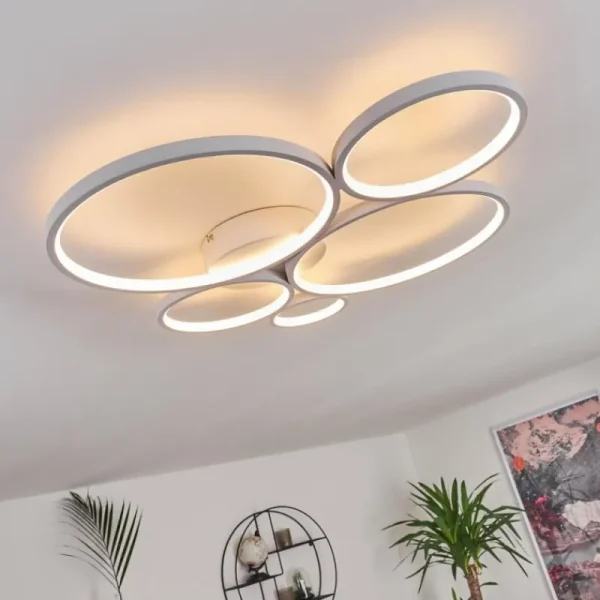hofstein Plafonnier Rodekro Blanc, 1 lumière* Lampes Modernes
