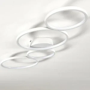 hofstein Plafonnier Rodekro LED Blanc, 1 lumière* Lampes Modernes
