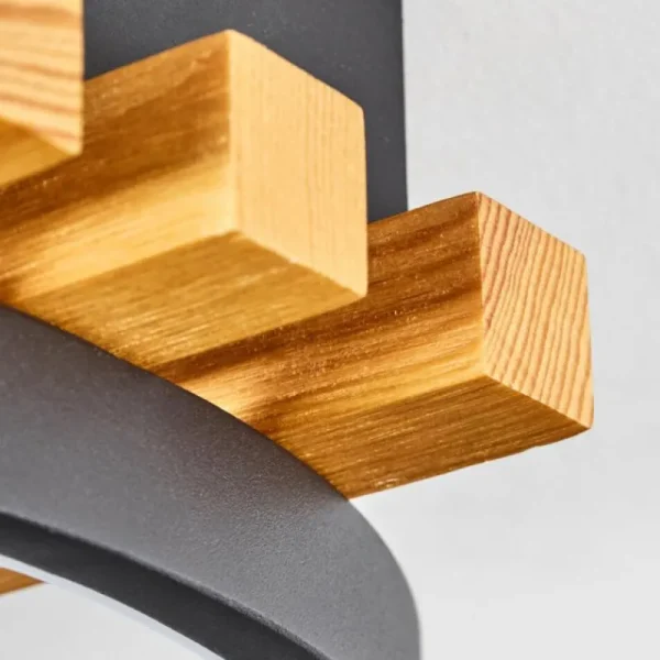 hofstein Plafonnier Rodekro LED Écru, Noir, 1 lumière* Lampes Modernes