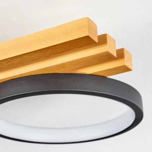 hofstein Plafonnier Rodekro LED Écru, Noir, 1 lumière* Lampes Modernes