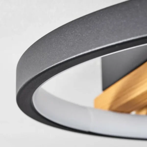 hofstein Plafonnier Rodekro LED Écru, Noir, 1 lumière* Lampes Modernes