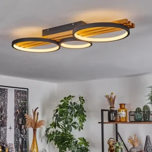 hofstein Plafonnier Rodekro LED Écru, Noir, 1 lumière* Lampes Modernes