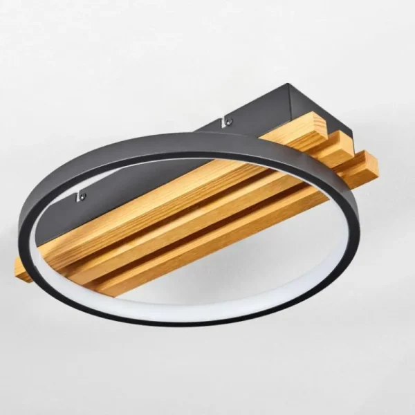 hofstein Plafonnier Rodekro LED Écru, Noir, 1 lumière* Lampes Modernes
