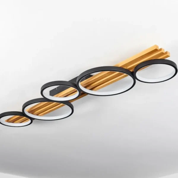 hofstein Plafonnier Rodekro LED Écru, Noir, 1 lumière* Lampes Modernes