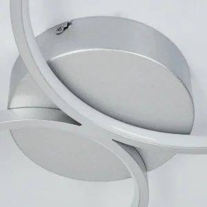 hofstein Plafonnier Rodekro LED Nickel mat, 4 lumières* Lampes Modernes