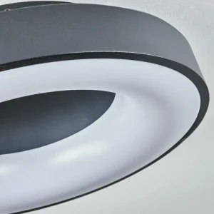 hofstein Plafonnier Sachseln LED Noir, 1 lumière* Lampes Modernes