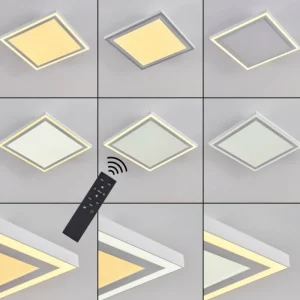 hofstein Plafonnier Salamo LED Blanc, 2 lumières* Lampes Modernes