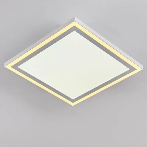 hofstein Plafonnier Salamo LED Blanc, 2 lumières* Lampes Modernes