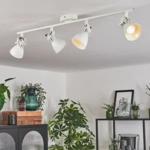 hofstein Plafonnier Salinas LED Blanc, 4 lumières* Lampes Modernes