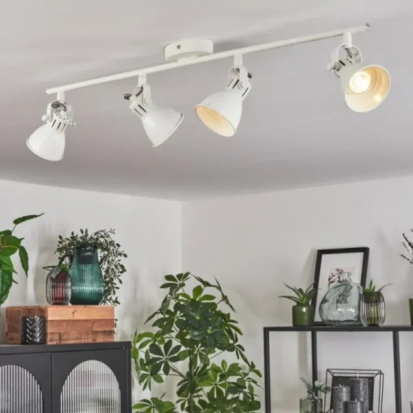 hofstein Plafonnier Salinas LED Blanc, 4 lumières* Lampes Modernes