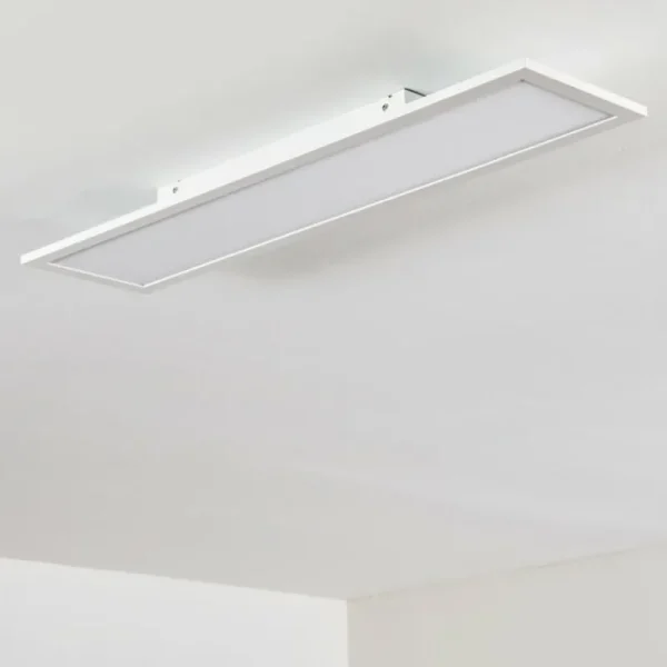 hofstein Plafonnier Salmi LED Blanc, 1 lumière, Télécommandes* Lampes Modernes