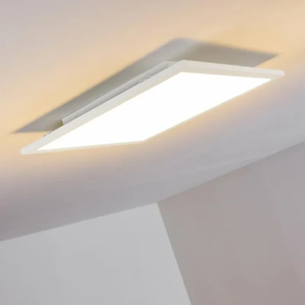 hofstein Plafonnier Salmi LED Blanc, 1 lumière* Lampes Modernes