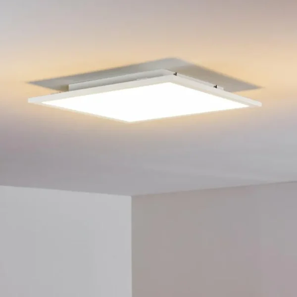 hofstein Plafonnier Salmi LED Blanc, 1 lumière* Lampes Modernes