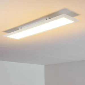 hofstein Plafonnier Salmi LED Blanc, 1 lumière, Télécommandes* Lampes Modernes