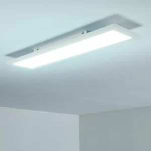 hofstein Plafonnier Salmi LED Blanc, 1 lumière, Télécommandes* Lampes Modernes