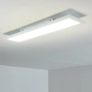 hofstein Plafonnier Salmi LED Blanc, 1 lumière, Télécommandes* Lampes Modernes
