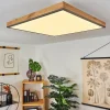 hofstein Plafonnier Salmi LED Couleur bois, Noir, Blanc, 1 lumière* Lampes Modernes