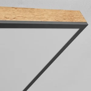 hofstein Plafonnier Salmi LED Couleur bois, Noir, Blanc, 1 lumière* Lampes Modernes