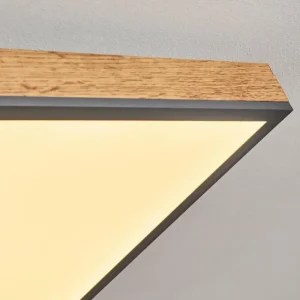 hofstein Plafonnier Salmi LED Couleur bois, Noir, Blanc, 1 lumière* Lampes Modernes