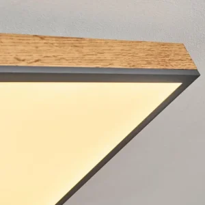 hofstein Plafonnier Salmi LED Couleur bois, Noir, Blanc, 1 lumière* Lampes Modernes