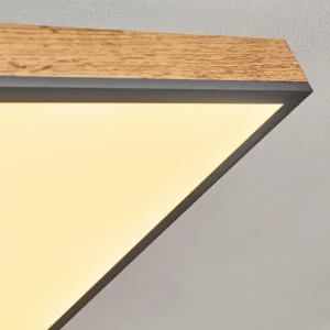 hofstein Plafonnier Salmi LED Couleur bois, Noir, Blanc, 1 lumière* Lampes Modernes