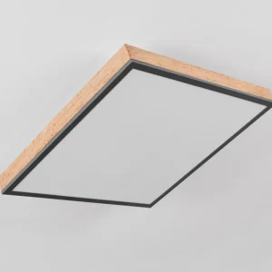 hofstein Plafonnier Salmi LED Couleur bois, Noir, Blanc, 1 lumière* Lampes Modernes