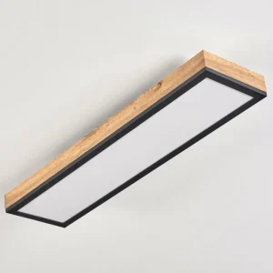hofstein Plafonnier Salmi LED Couleur bois, Noir, Blanc, 1 lumière* Lampes Modernes