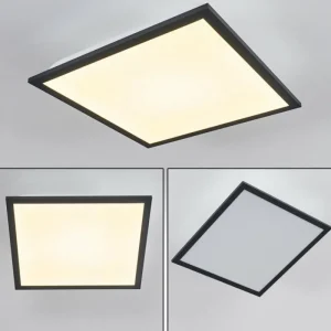 hofstein Plafonnier Salmi LED Noir, Blanc, 1 lumière* Lampes Modernes