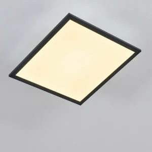 hofstein Plafonnier Salmi LED Noir, Blanc, 1 lumière* Lampes Modernes