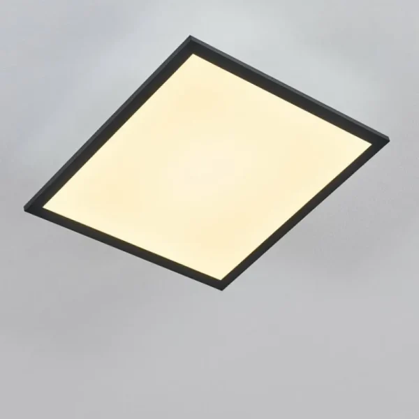 hofstein Plafonnier Salmi LED Noir, Blanc, 1 lumière* Lampes Modernes