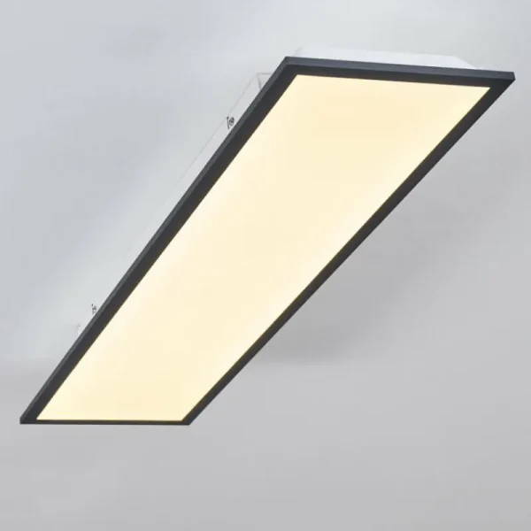 hofstein Plafonnier Salmi LED Noir, Blanc, 1 lumière* Lampes Modernes
