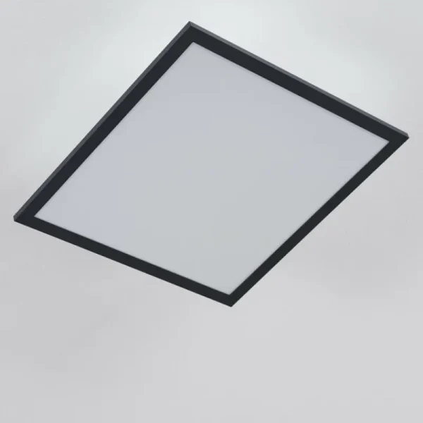 hofstein Plafonnier Salmi LED Noir, Blanc, 1 lumière* Lampes Modernes