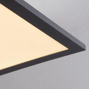 hofstein Plafonnier Salmi LED Noir, Blanc, 1 lumière* Lampes Modernes