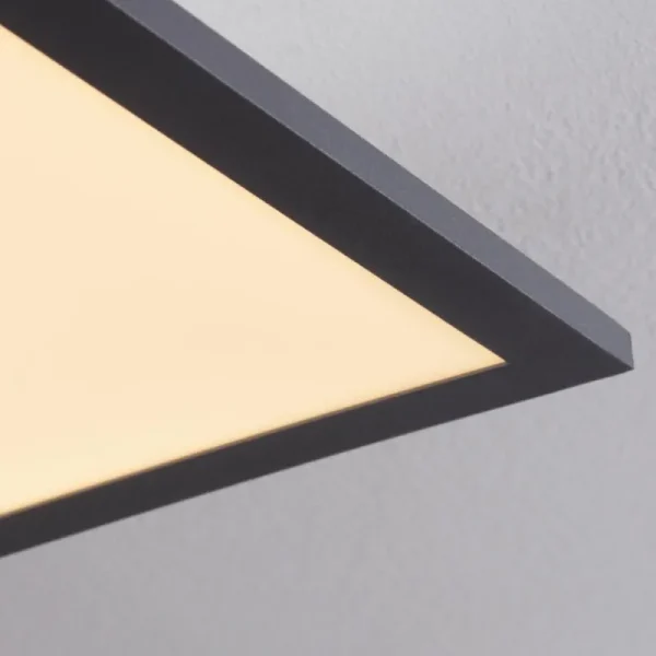hofstein Plafonnier Salmi LED Noir, Blanc, 1 lumière* Lampes Modernes
