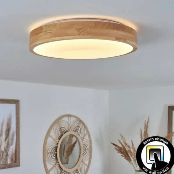hofstein Plafonnier Samaira LED Blanc, 1 lumière* Lampes Modernes
