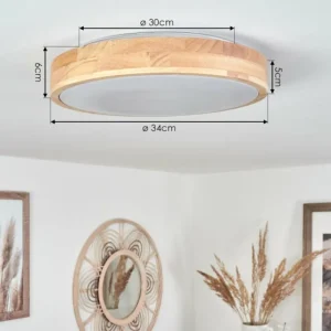 hofstein Plafonnier Samaira LED Blanc, 1 lumière* Lampes Modernes