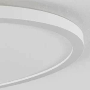 hofstein Plafonnier Sasinhosa LED Blanc, 1 lumière, Télécommandes* Lampes Modernes