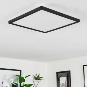 hofstein Plafonnier Sasinhosa LED Noir, 1 lumière, Télécommandes* Lampes Modernes