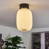 hofstein Plafonnier Sebep LED Noir, 1 lumière* Lampes En Verre