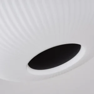 hofstein Plafonnier Sebep LED Noir, 1 lumière* Lampes En Verre