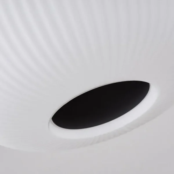 hofstein Plafonnier Sebep LED Noir, 1 lumière* Lampes En Verre