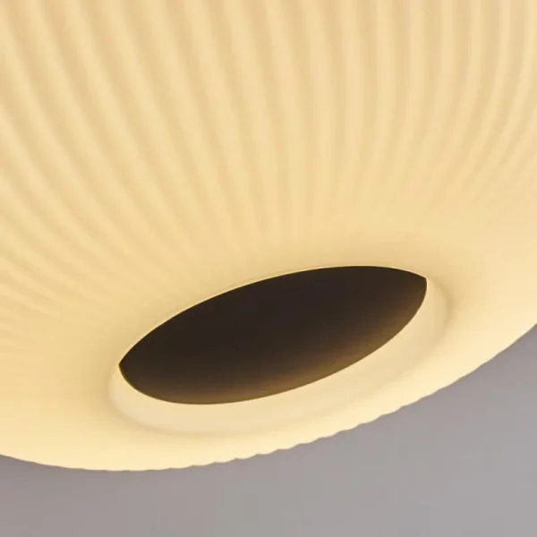hofstein Plafonnier Sebep LED Noir, 1 lumière* Lampes En Verre