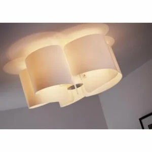 Luminaires Selene Plafonnier Selene Blanc, 5 lumières* Lampes En Verre