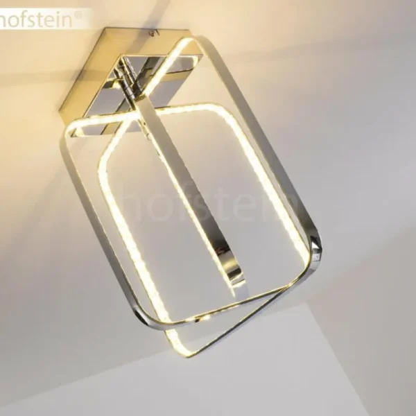 hofstein Plafonnier Sepino LED Chrome, 1 lumière* Lampes Modernes