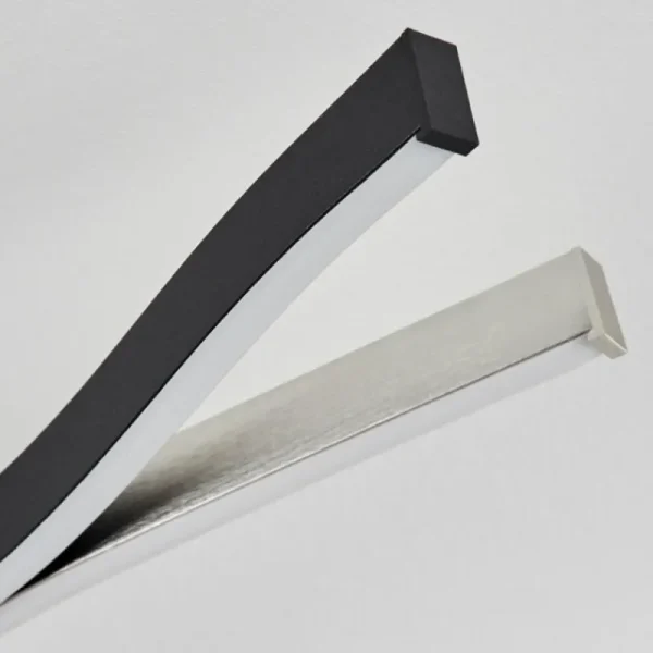 hofstein Plafonnier Serlande LED Noir, 1 lumière* Lampes Modernes