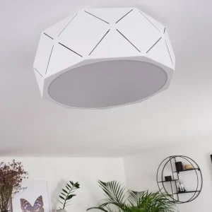 hofstein Plafonnier Shouver Blanc, 3 lumières* Lampes Modernes