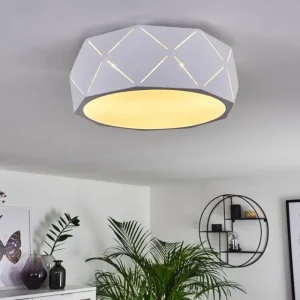 hofstein Plafonnier Shouver Blanc, 3 lumières* Lampes Modernes
